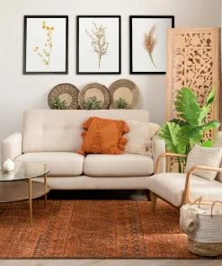 Well Woven Elodie Rust Modern Vintage Mediterranean Rug