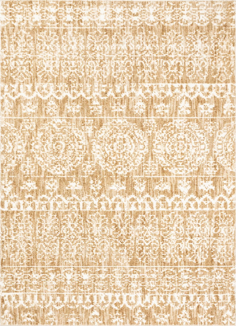 Well Woven Global Elodie Ivory Modern Vintage Mediterranean Rug 5'3" X 7'3" 1 Well Woven Global Elodie Ivory Modern Vintage Mediterranean Rug 5'3" X 7'3"