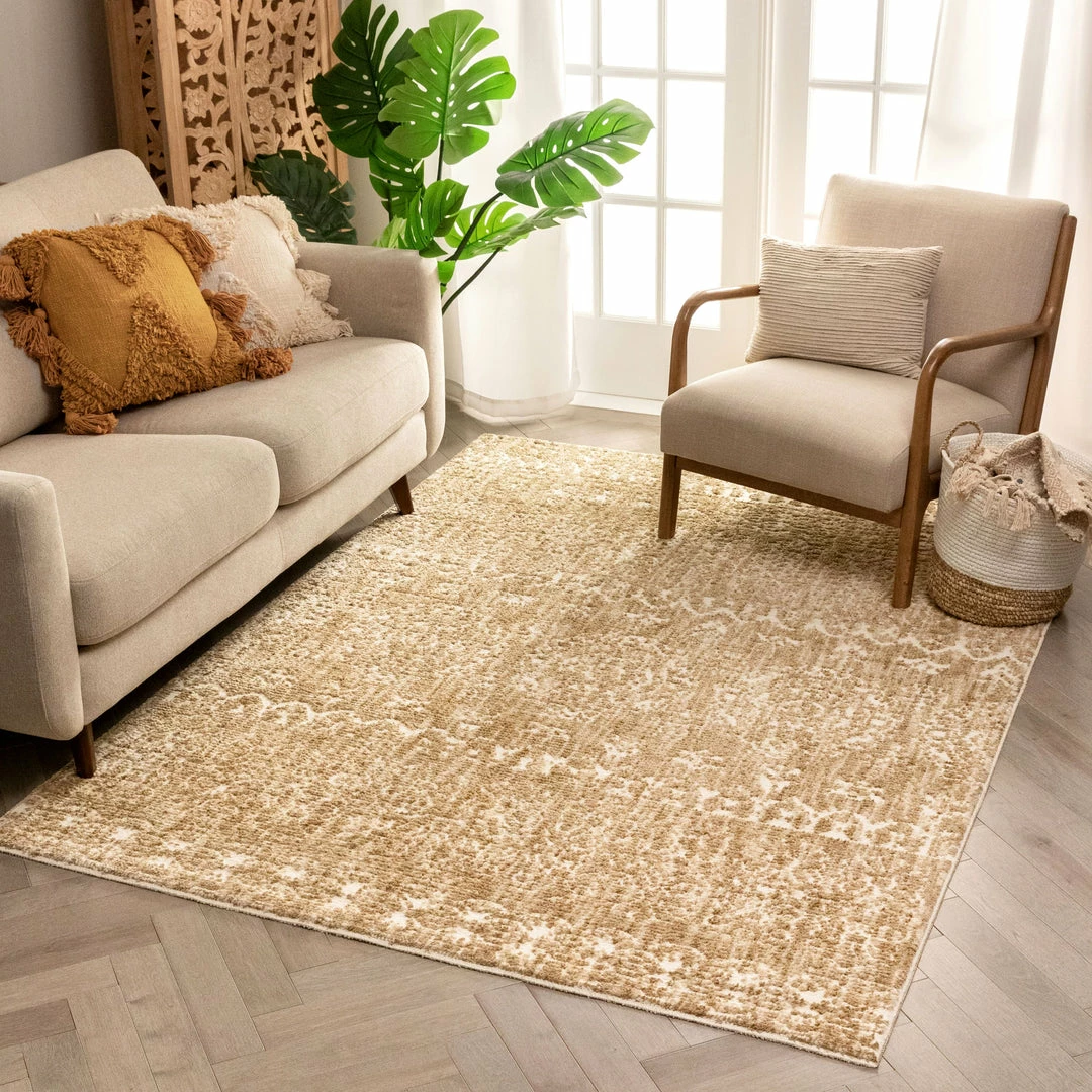 Well Woven Global Elodie Ivory Modern Vintage Mediterranean Rug 5'3" X 7'3" 2 Well Woven Global Elodie Ivory Modern Vintage Mediterranean Rug 5'3" X 7'3"