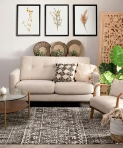 Well Woven Global Elodie Anthracite Modern Vintage Mediterranean Rug