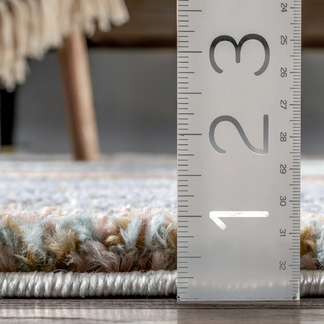 Well Woven Vintage Perseus Modern Geometric Ivory High-Low Shag Rug 7 Well Woven Vintage Perseus Modern Geometric Ivory High-Low Shag Rug