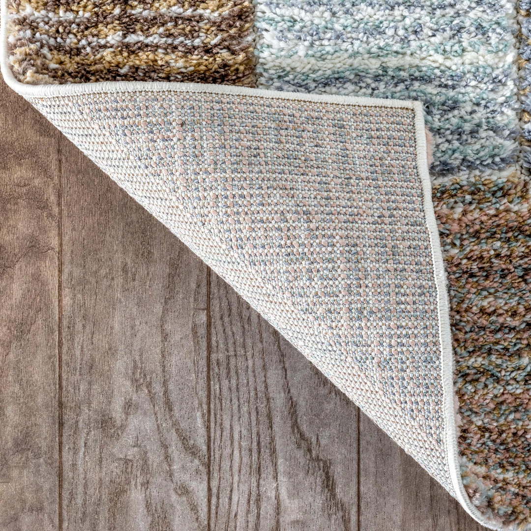 Well Woven Vintage Perseus Modern Geometric Ivory High-Low Shag Rug 6 Well Woven Vintage Perseus Modern Geometric Ivory High-Low Shag Rug