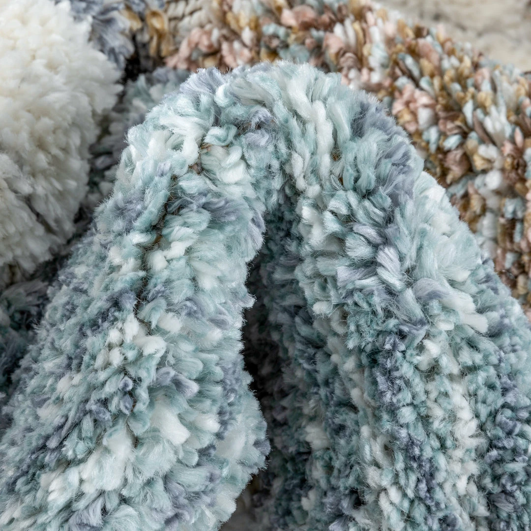 Well Woven Vintage Perseus Modern Geometric Ivory High-Low Shag Rug 3 Well Woven Vintage Perseus Modern Geometric Ivory High-Low Shag Rug