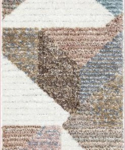 Well Woven Vintage Perseus Modern Geometric Ivory High-Low Shag Rug 23 Well Woven Vintage Perseus Modern Geometric Ivory High-Low Shag Rug