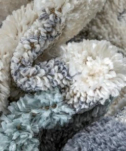 Well Woven Briseis Moroccan Tribal Diamond Light Blue High-Low Shag Rug