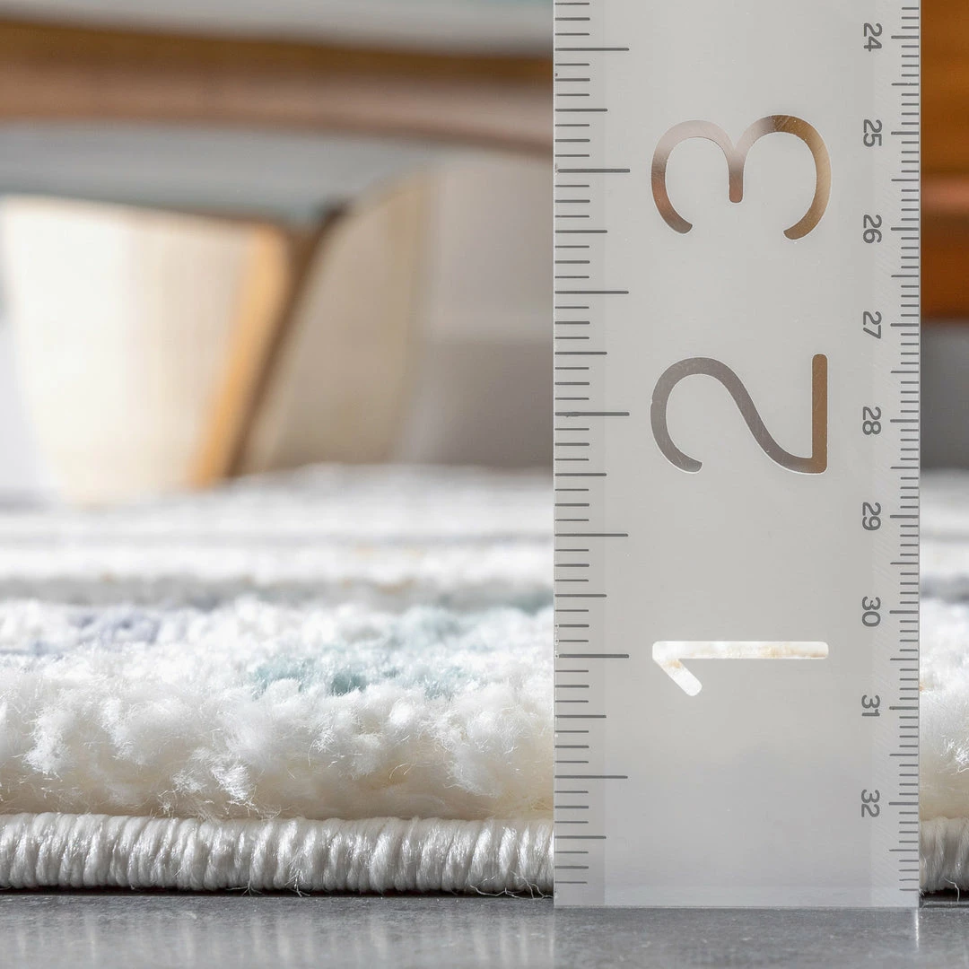 Well Woven Evander Modern Stripes Ivory High-Low Shag Rug 7 Well Woven Evander Modern Stripes Ivory High-Low Shag Rug