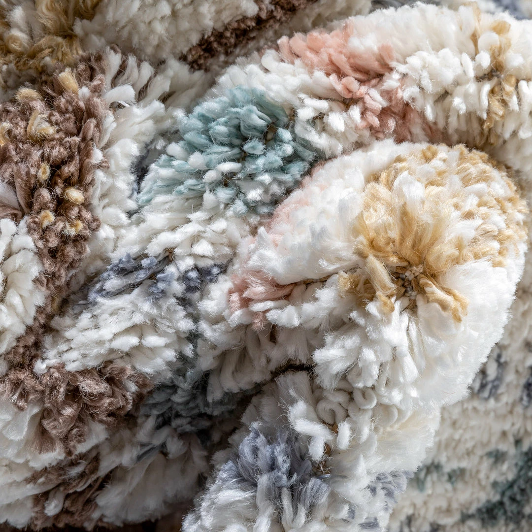 Well Woven Evander Modern Stripes Ivory High-Low Shag Rug 3 Well Woven Evander Modern Stripes Ivory High-Low Shag Rug