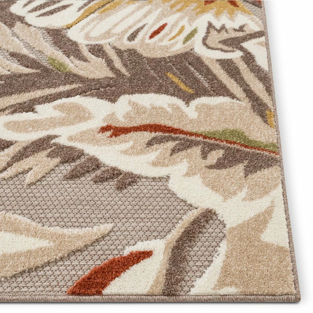 Well Woven Wilmington Beige Modern Tropical Indoor Outdoor Rug 9 Well Woven Wilmington Beige Modern Tropical Indoor Outdoor Rug