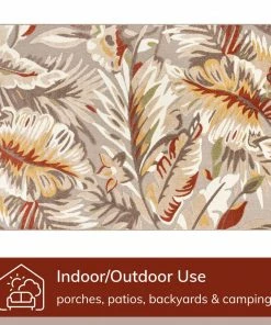 Well Woven Wilmington Beige Modern Tropical Indoor Outdoor Rug 13 Well Woven Wilmington Beige Modern Tropical Indoor Outdoor Rug