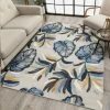 Well Woven Wilmington Blue Modern Tropical Indoor Outdoor Rug