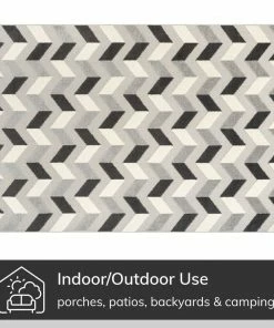 Well Woven Bela Grey Modern Indoor Outdoor Rug