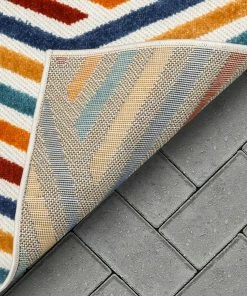 Well Woven Neema Modern Floral Indoor/Outdoor Terracotta High-Low Rug