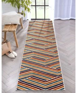 Well Woven Neema Modern Floral Indoor/Outdoor Terracotta High-Low Rug