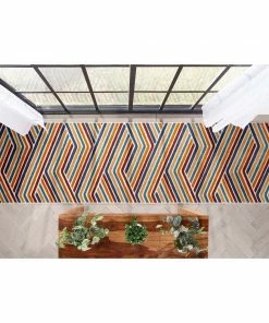 Well Woven Neema Modern Floral Indoor/Outdoor Terracotta High-Low Rug