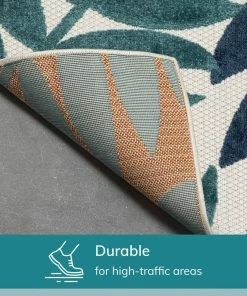 Well Woven Mariah Ivory Multi Tropical Indoor Outdoor Rug