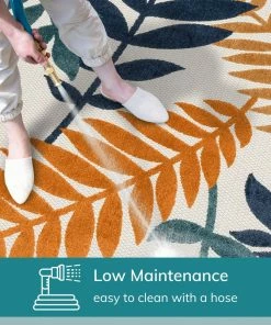 Well Woven Mariah Ivory Multi Tropical Indoor Outdoor Rug