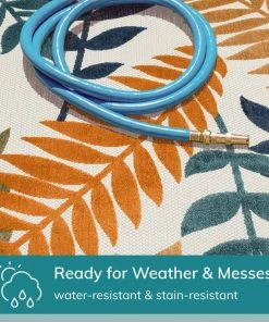 Well Woven Mariah Ivory Multi Tropical Indoor Outdoor Rug