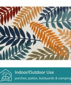 Well Woven Mariah Ivory Multi Tropical Indoor Outdoor Rug