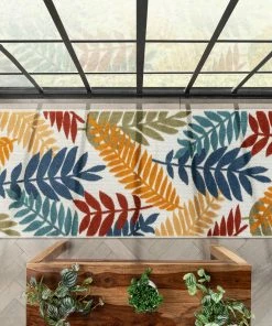 Well Woven Mariah Ivory Multi Tropical Indoor Outdoor Rug