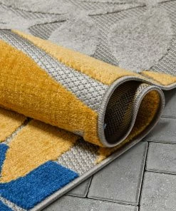 Well Woven Mariah Grey Tropical Indoor Outdoor Rug 21 Well Woven Mariah Grey Tropical Indoor Outdoor Rug