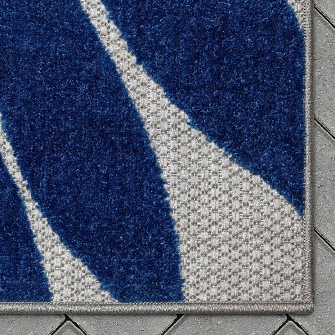 Well Woven Mariah Grey Tropical Indoor Outdoor Rug 6 Well Woven Mariah Grey Tropical Indoor Outdoor Rug