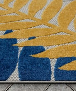 Well Woven Mariah Grey Tropical Indoor Outdoor Rug 24 Well Woven Mariah Grey Tropical Indoor Outdoor Rug