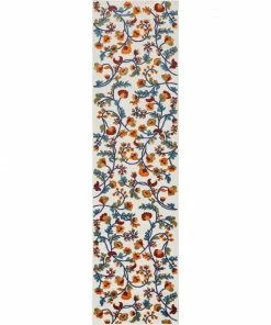 Well Woven Neveh Beige Modern Floral Indoor Outdoor Rug