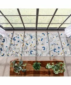 Well Woven Neveh Grey Modern Floral Indoor Outdoor Rug