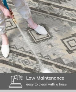 Well Woven Mamba Grey Modern Indoor Outdoor Rug 26 Well Woven Mamba Grey Modern Indoor Outdoor Rug