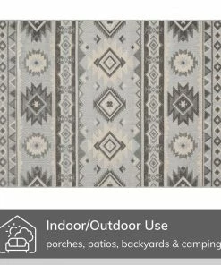 Well Woven Mamba Grey Modern Indoor Outdoor Rug 25 Well Woven Mamba Grey Modern Indoor Outdoor Rug