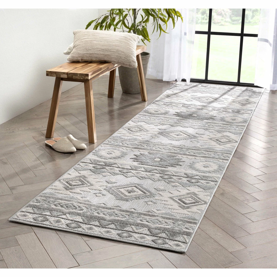 Well Woven Mamba Grey Modern Indoor Outdoor Rug 20 Well Woven Mamba Grey Modern Indoor Outdoor Rug