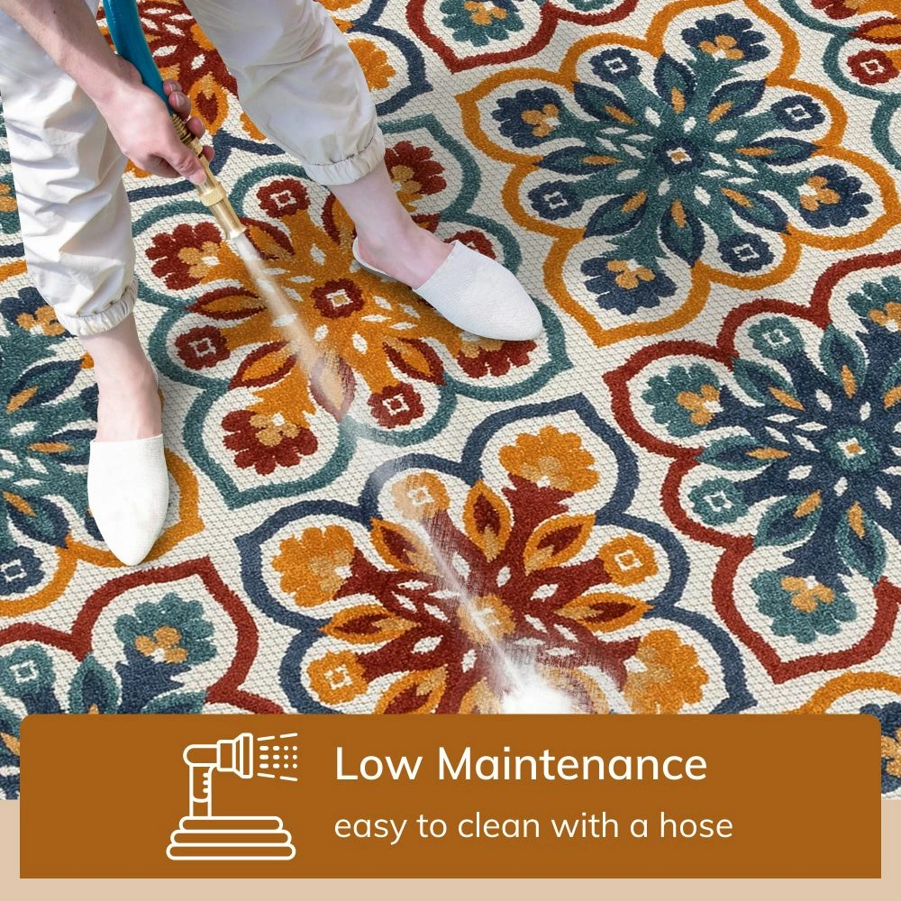 Well Woven Devotion Beige Modern Indoor Outdoor Rug 2 Well Woven Devotion Beige Modern Indoor Outdoor Rug