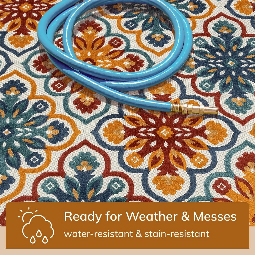 Well Woven Devotion Beige Modern Indoor Outdoor Rug 3 Well Woven Devotion Beige Modern Indoor Outdoor Rug