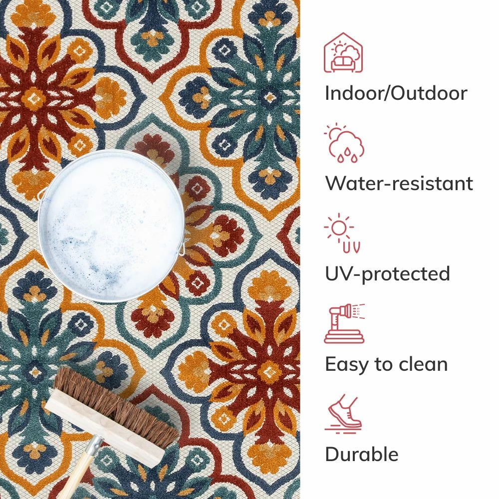 Well Woven Devotion Beige Modern Indoor Outdoor Rug 6 Well Woven Devotion Beige Modern Indoor Outdoor Rug