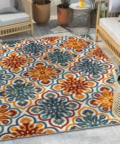 Well Woven Devotion Beige Modern Indoor Outdoor Rug