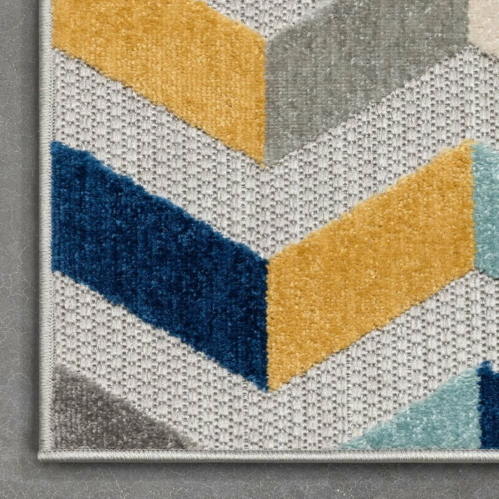 Well Woven Bela Blue Modern Indoor Outdoor Rug 9 Well Woven Bela Blue Modern Indoor Outdoor Rug