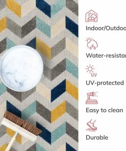 Well Woven Bela Blue Modern Indoor Outdoor Rug 20 Well Woven Bela Blue Modern Indoor Outdoor Rug