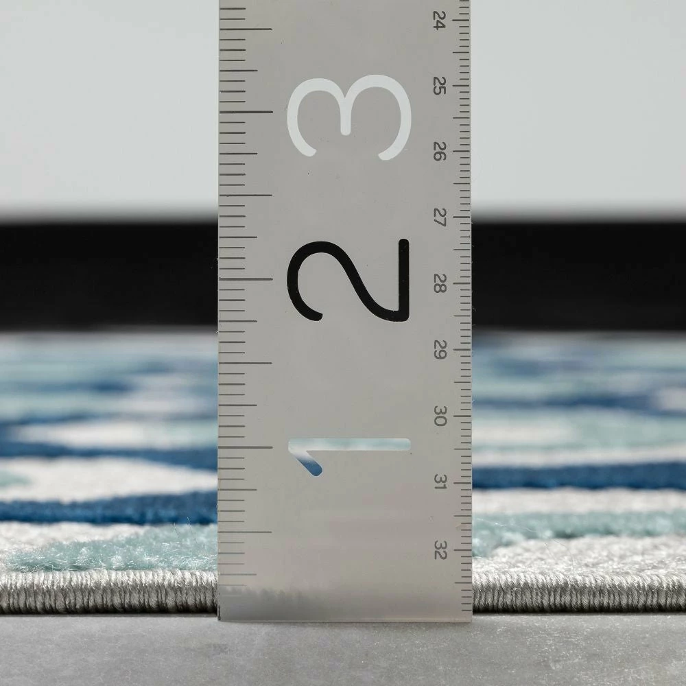 Well Woven Illuminate Blue Modern Indoor Outdoor Rug 9 Well Woven Illuminate Blue Modern Indoor Outdoor Rug