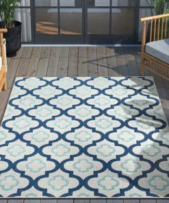 Well Woven Illuminate Blue Modern Indoor Outdoor Rug 25 Well Woven Illuminate Blue Modern Indoor Outdoor Rug