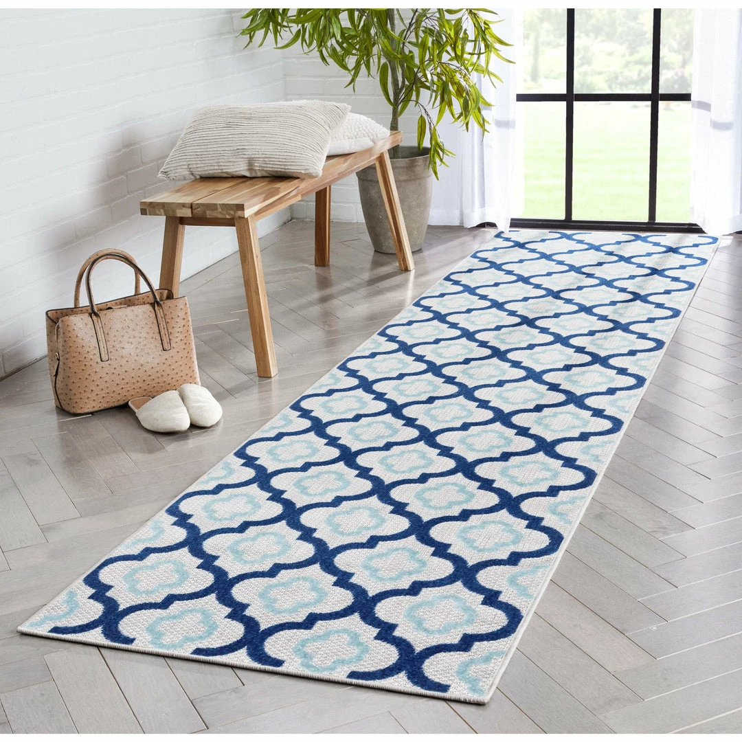 Well Woven Illuminate Blue Modern Indoor Outdoor Rug 14 Well Woven Illuminate Blue Modern Indoor Outdoor Rug