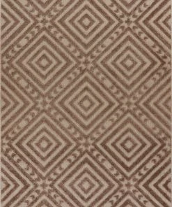 Well Woven Metier Brown Modern Indoor Outdoor Rug