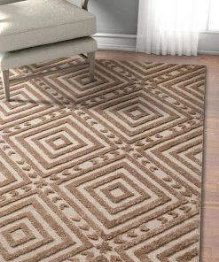 Well Woven Metier Brown Modern Indoor Outdoor Rug
