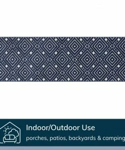 Well Woven Metier Blue Modern Indoor Outdoor Rug
