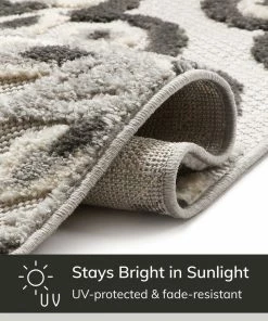 Well Woven Devotion Grey Modern Indoor Outdoor Rug