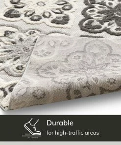 Well Woven Devotion Grey Modern Indoor Outdoor Rug