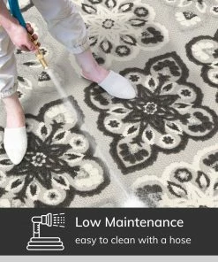 Well Woven Devotion Grey Modern Indoor Outdoor Rug