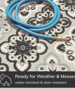 Well Woven Devotion Grey Modern Indoor Outdoor Rug