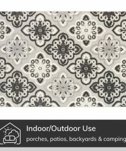 Well Woven Devotion Grey Modern Indoor Outdoor Rug