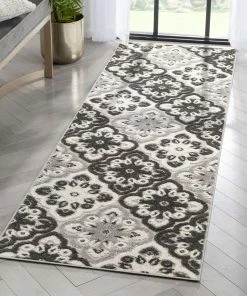 Well Woven Devotion Grey Modern Indoor Outdoor Rug