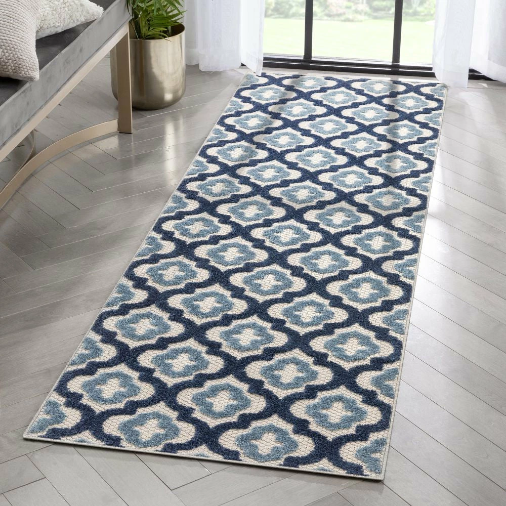 Well Woven Illuminate Blue Modern Indoor Outdoor Rug 13 Well Woven Illuminate Blue Modern Indoor Outdoor Rug
